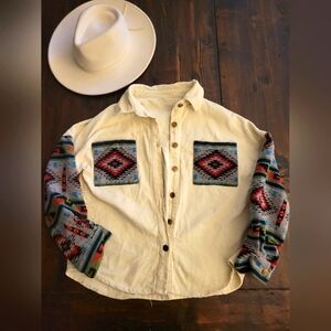 Aztec Cordury Jacket-Medium